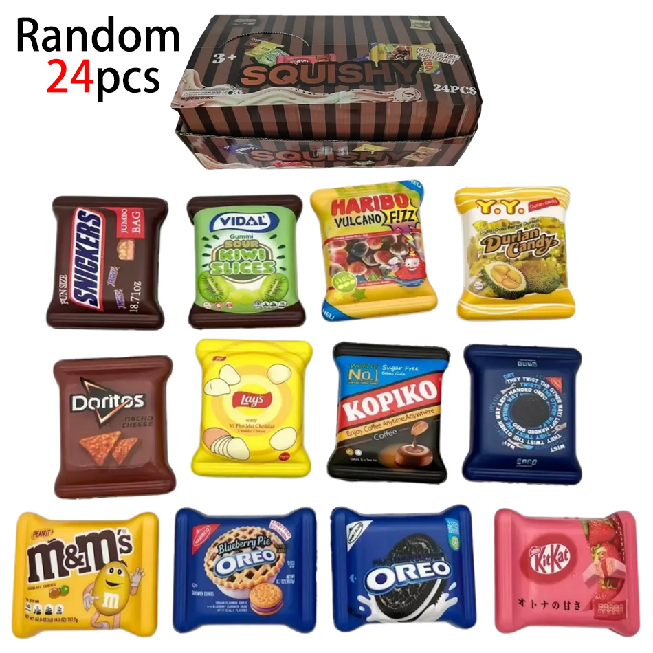 Food Snacks Online - Brinquedo de Apertar Antiestresse de PU