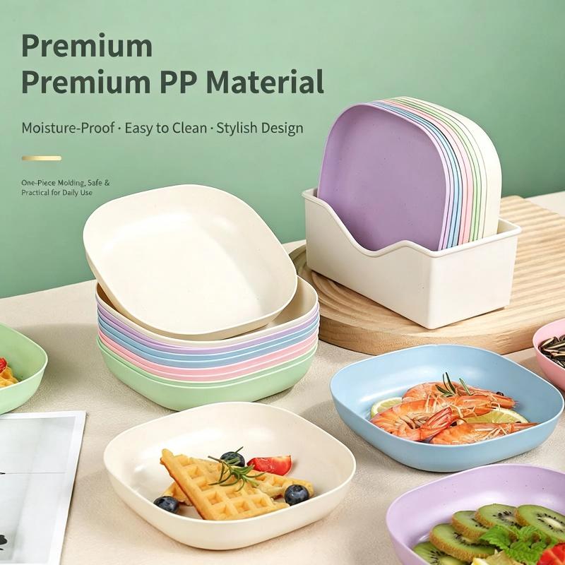 Food Snacks Easy - 1 Conjunto de Pratos de Servir