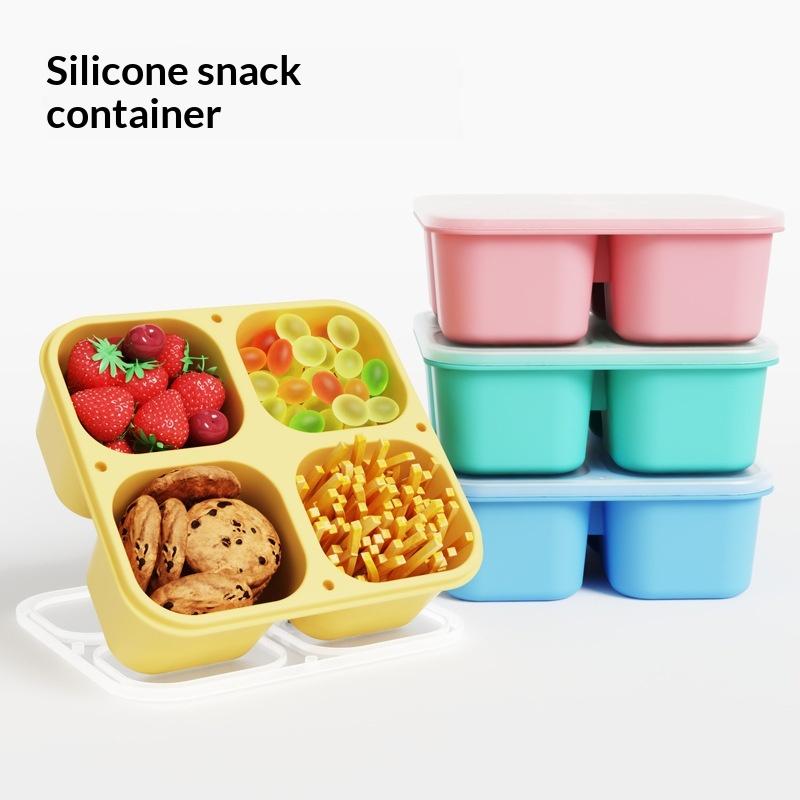 Food Snacks For School - Caixa de Lanches de Silicone: 4