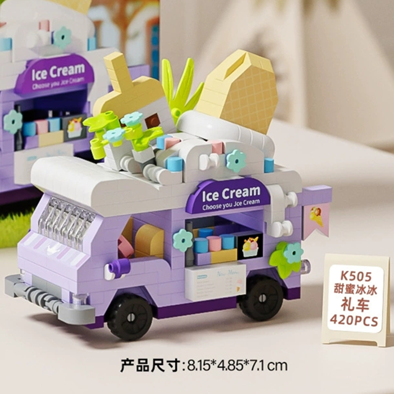 NOVO Kit de Blocos de Montar D - Food And Snacks Ideas avaliação e preço