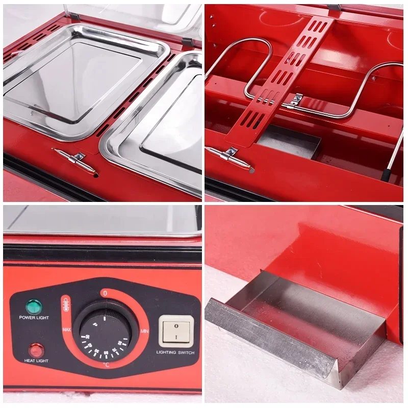 Mais vendido 3 camadas lanche  - Snacks Food Warmer avaliação e preço