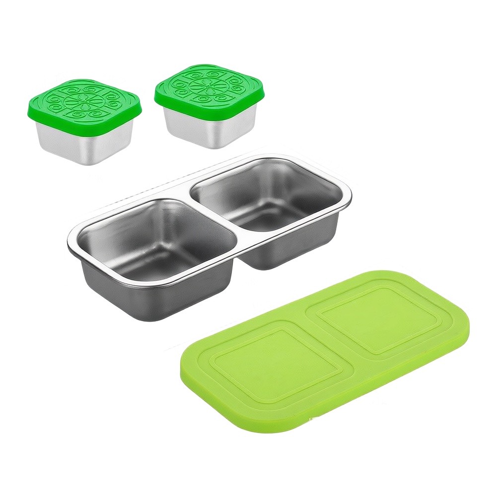 Recipientes de aço inoxidável  - Food Snacks Easy avaliação e preço