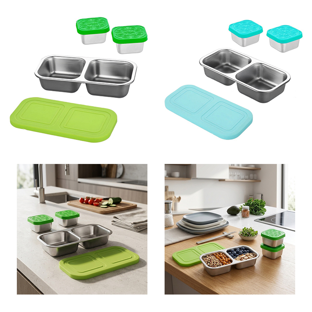 Recipientes de aço inoxidável  - Food Snacks Easy avaliação e preço