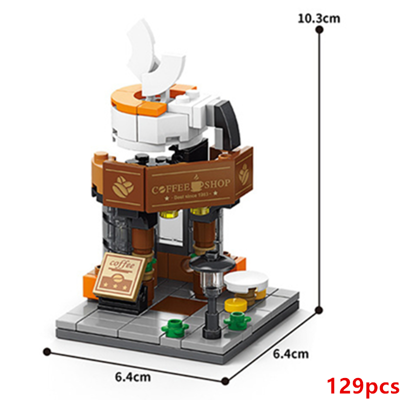 NOVO Kit de Blocos de Montar D - Food And Snacks Ideas avaliação e preço