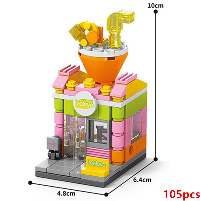 NOVO Kit de Blocos de Montar D - Food And Snacks Ideas avaliação e preço