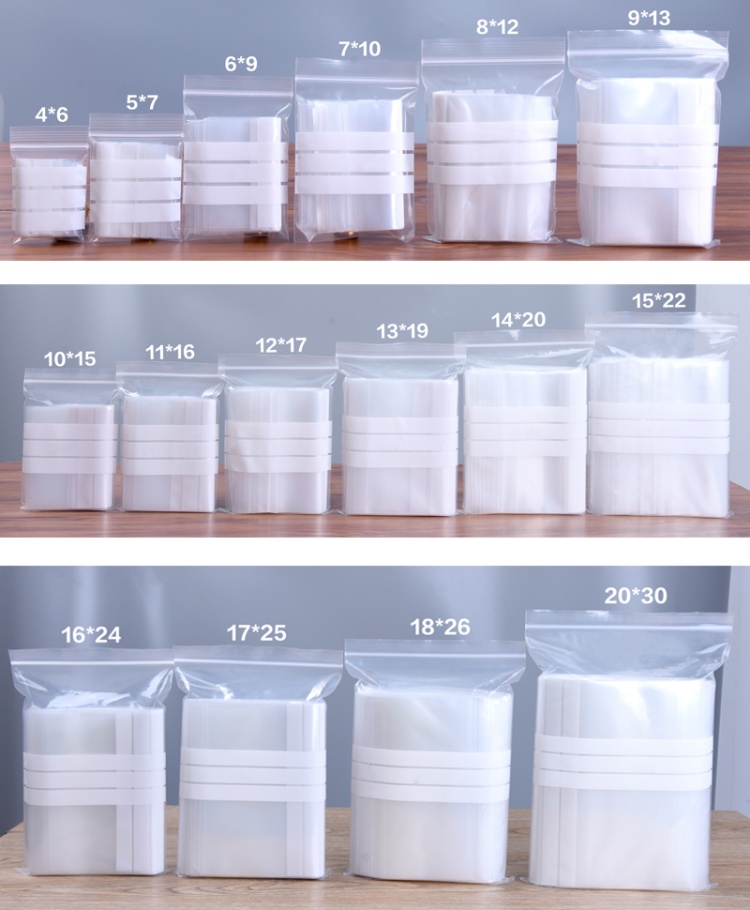 200 Sacos Plásticos Transparen - Food Snacks For School avaliação e preço