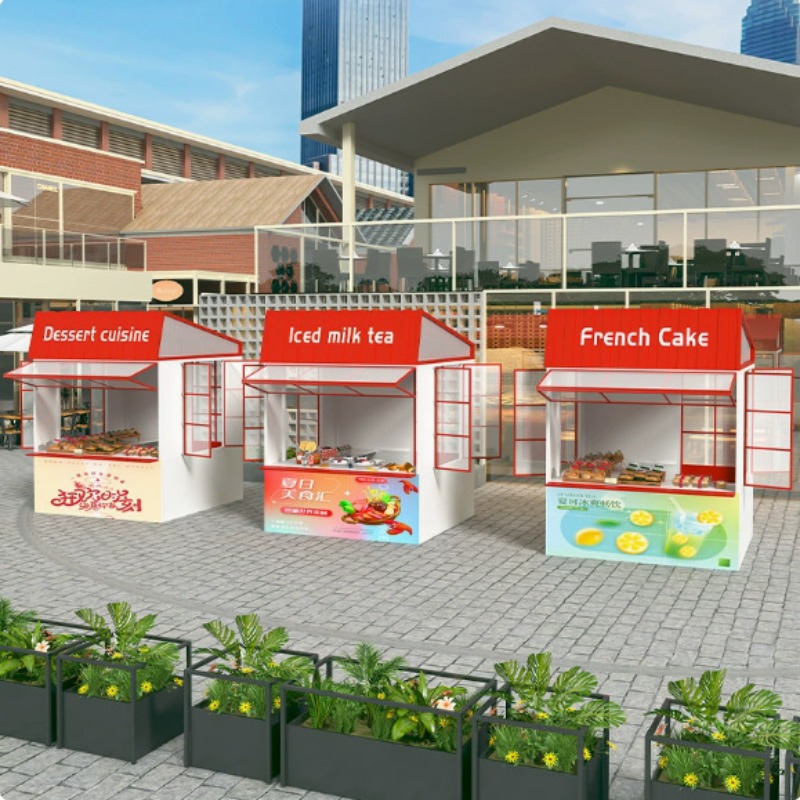 Stand móvel panorâmico para ev - Food Good Snacks avaliação e preço