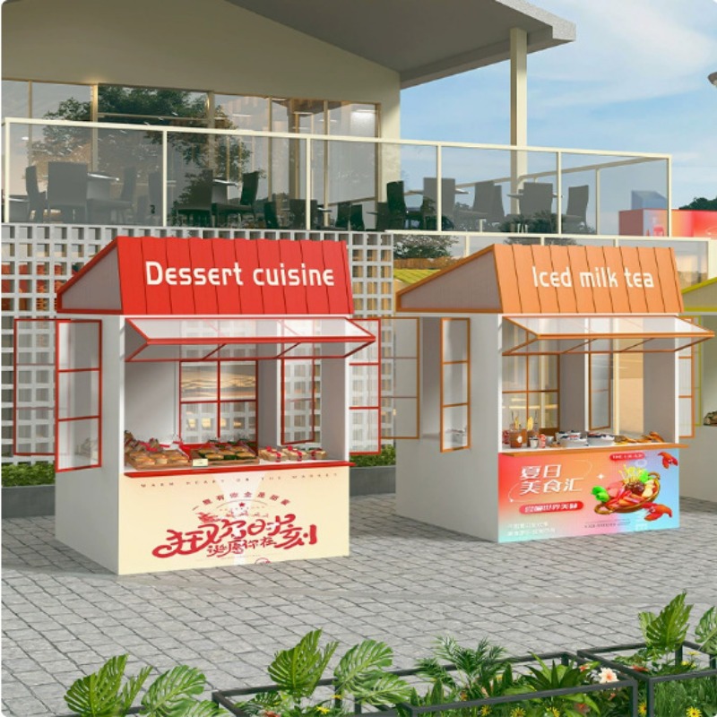 Stand móvel panorâmico para ev - Food Good Snacks avaliação e preço