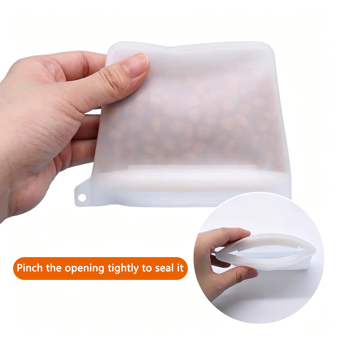Bolsa de silicone para petisco - Food Snacks Easy avaliação e preço