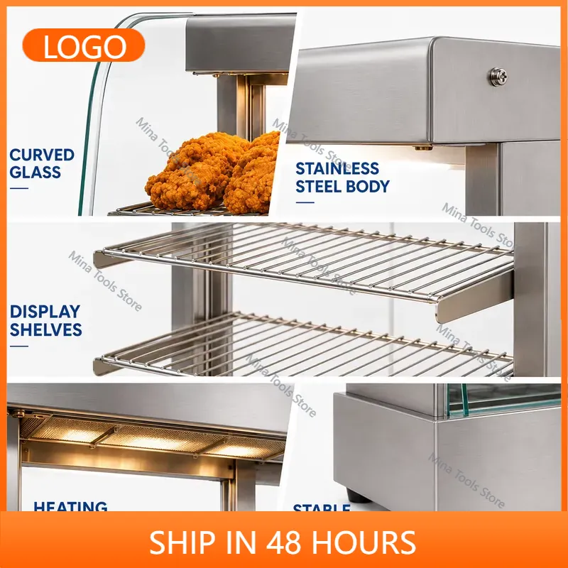 Vitrine Elétrica de Aqueciment - Snacks Food Warmer avaliação e preço