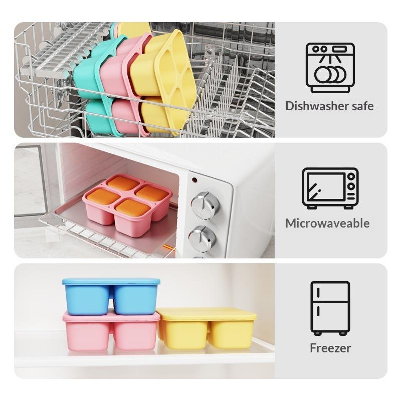 Caixa de Lanches de Silicone:  - Food Snacks For School avaliação e preço